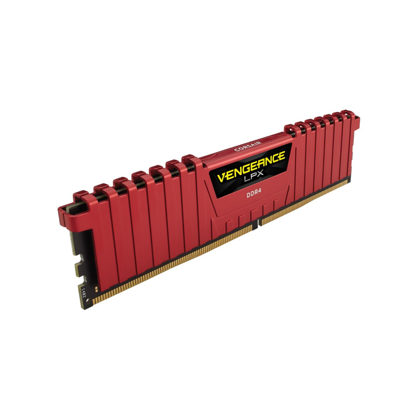 Модуль памяти для компьютера DDR4 16GB (2x8GB) 3000 MHz Vengeance LPX Red Corsair (CMK16GX4M2B3000C15R) изображение 3