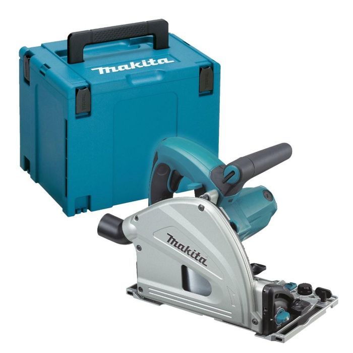 Дискова пила Makita SP 6000J погружная, 165 мм 1300 Вт, 4,4 кг, Makpac кейс (SP6000J) зображення 2 Дискова пила Makita SP 6000J погружная, 165 мм 1300 Вт, 4,4 кг, Makpac кейс (SP6000J) зображення 2