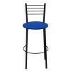 Барний стілець Примтекс плюс барный 1022 Hoker black S-5132 Blue (1022 HOKER black S-5132)