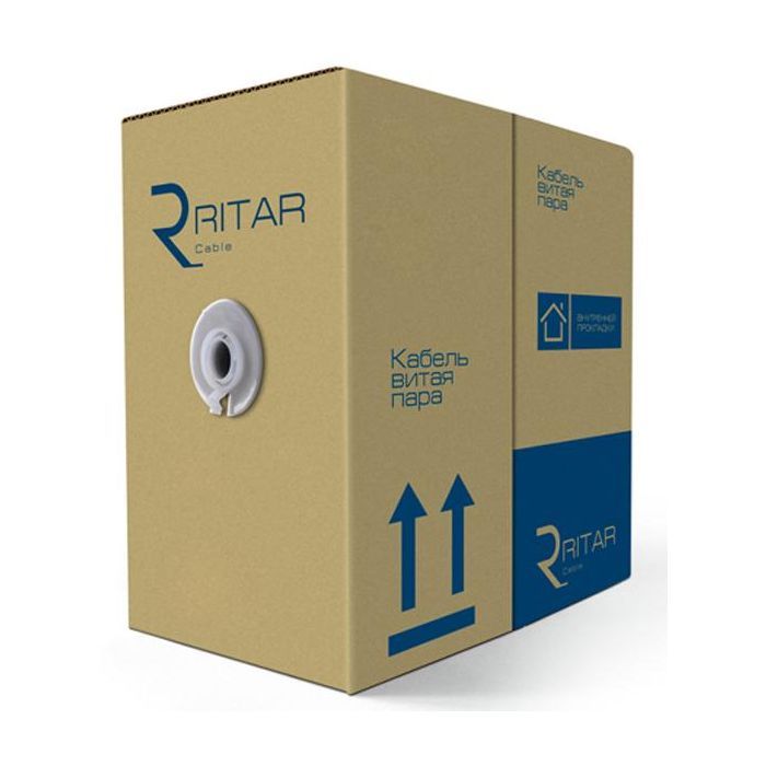 Кабель мережевий Ritar UTP 305м КВП (4*2*0,48) 4Р [СCA] (08534)