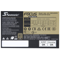 Блок питания Seasonic 650W FOCUS Gold (SSR-650FM) изображение 4