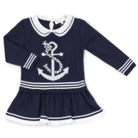 Платье детское Na вязаное (GR7015-110G-blue)