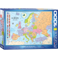 Фото - Пазлы и мозаики Eurographics Пазл  Мапа Європи 1000 елементів  6000-0789 (6000-0789)