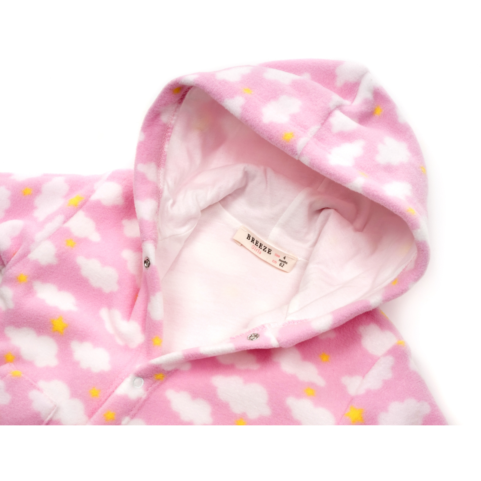 Набір дитячого одягу Breeze флісовий (BTS-180-80G-pink) зображення 7