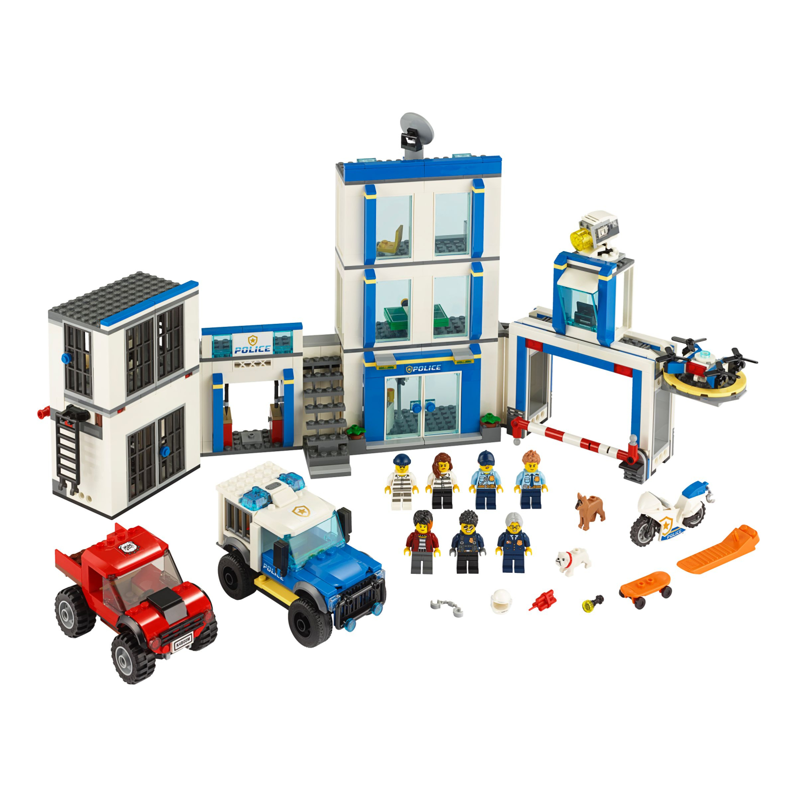 Конструктор LEGO City Police Полицейский участок 743 детали (60246) изображение 2