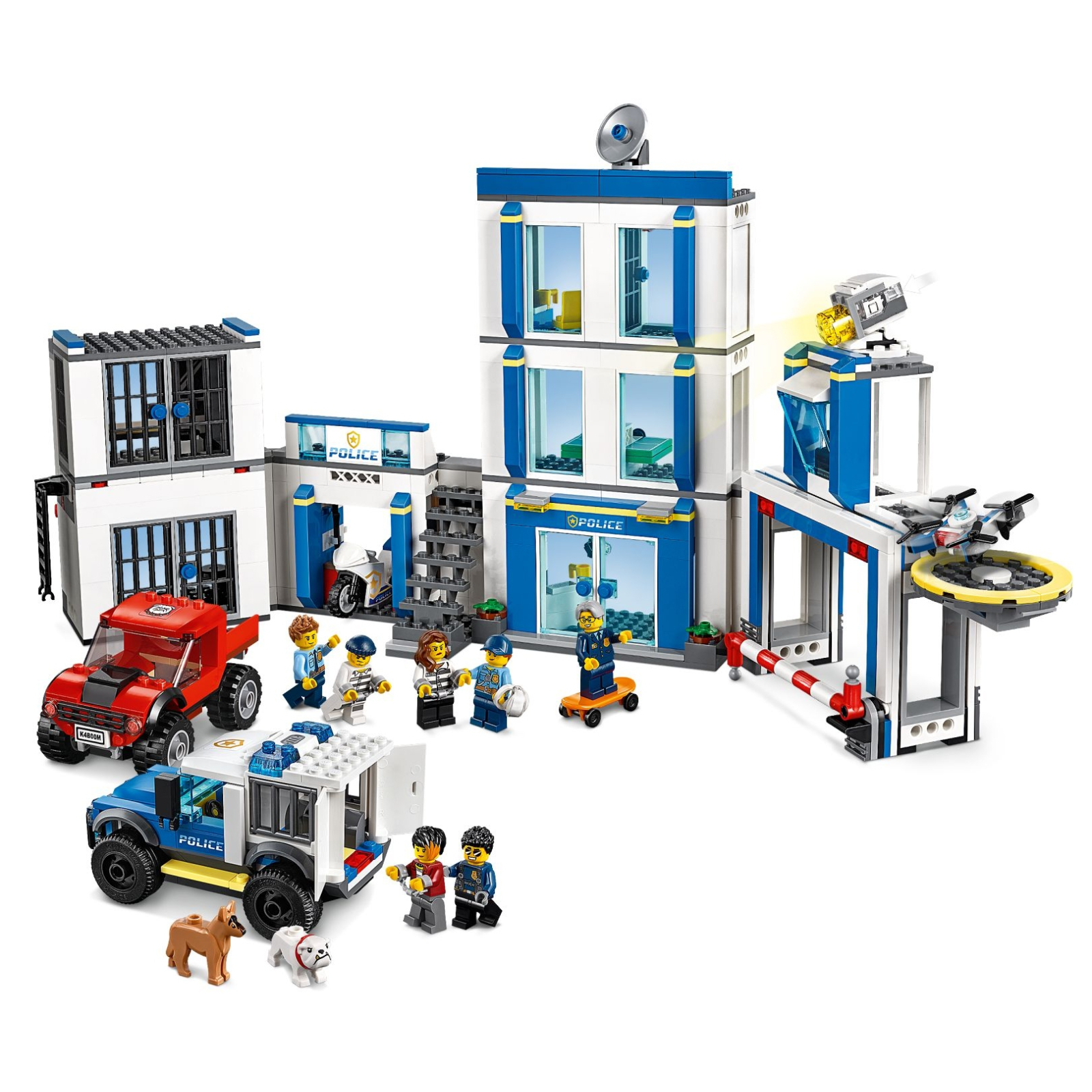 Конструктор LEGO City Police Полицейский участок 743 детали (60246) изображение 4