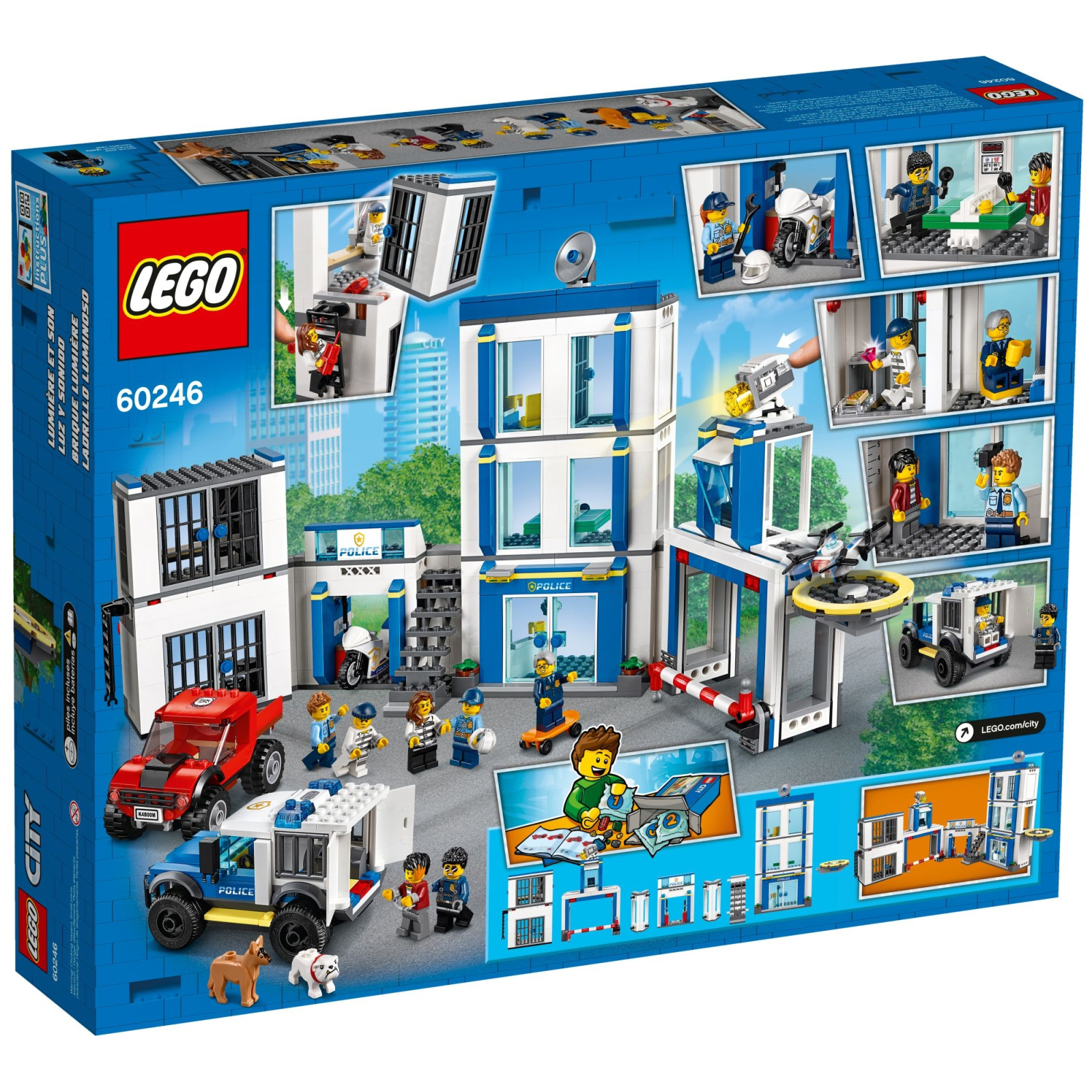 Конструктор LEGO City Police Полицейский участок 743 детали (60246) изображение 6