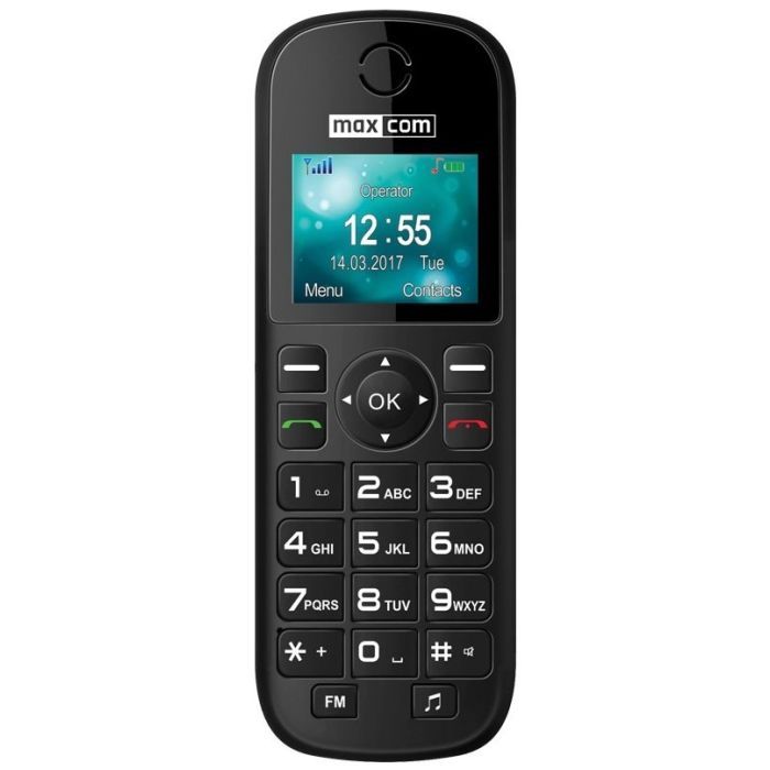 Мобильный телефон Maxcom MM35D Black изображение 3
