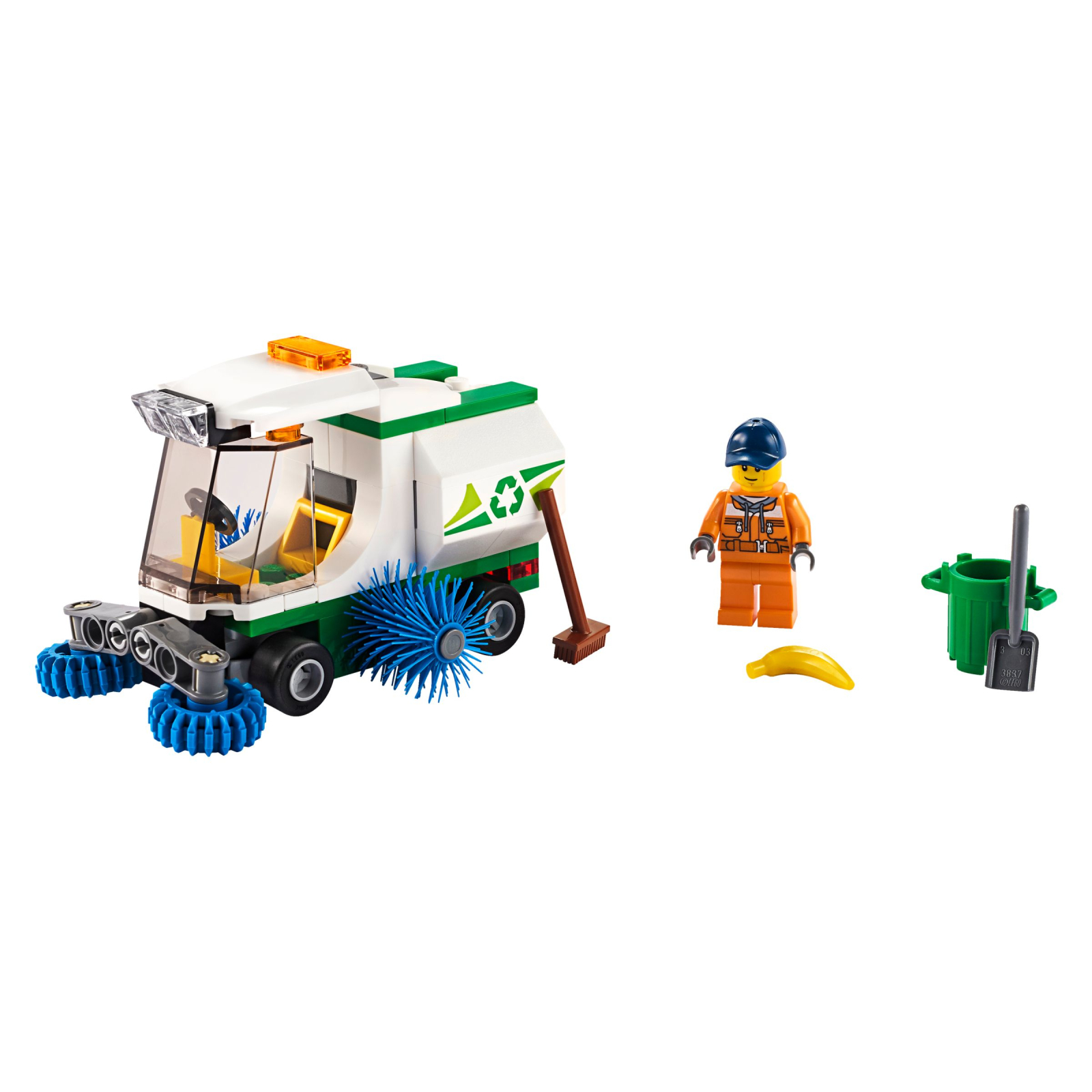 Конструктор LEGO City Great Vehicles Машина для очистки улиц 89 деталей (60249) изображение 2