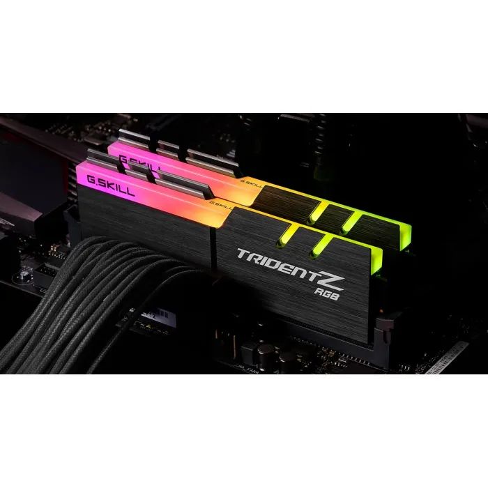 Модуль памяти для компьютера DDR4 16GB (2x8GB) 3600 MHz TridentZ RGB Black G.Skill (F4-3600C18D-16GTZR) изображение 4