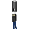 Дата кабель USB 2.0 AM to Micro 5P 0.22m blue ColorWay (CW-CBUM022-BL) изображение 2