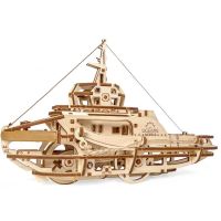 Конструктор Ugears механический Буксир (70078)
