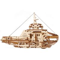 Конструктор Ugears механический Буксир (70078) изображение 2