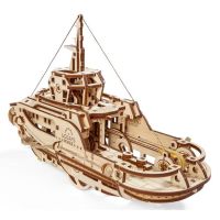 Конструктор Ugears механический Буксир (70078) изображение 5