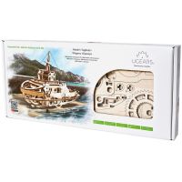 Конструктор Ugears механический Буксир (70078) изображение 6