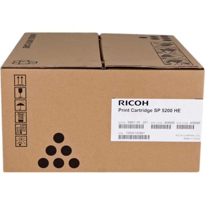 Тонер-картридж Ricoh SP5200/SP5210 OLD p/n 406685 Black 25K (821229) изображение 2