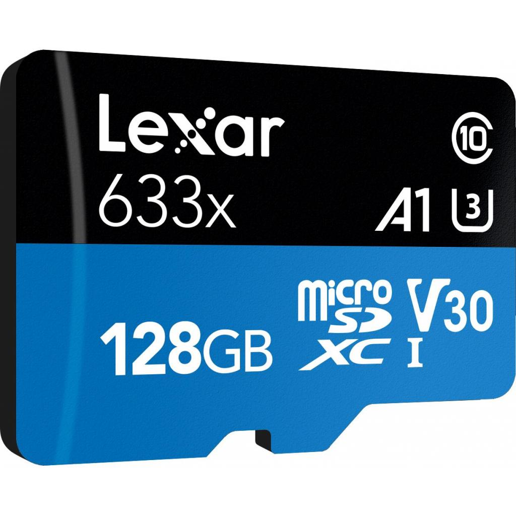 Карта памяти Lexar 128GB microSDXC class 10 UHS-I 633x (LSDMI128BB633A) изображение 2