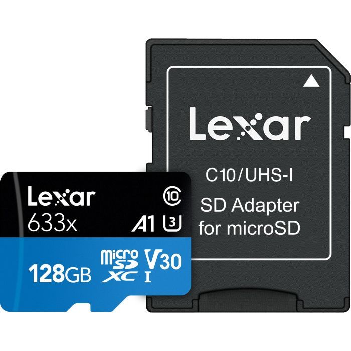 Карта памяти Lexar 128GB microSDXC class 10 UHS-I 633x (LSDMI128BB633A) изображение 3
