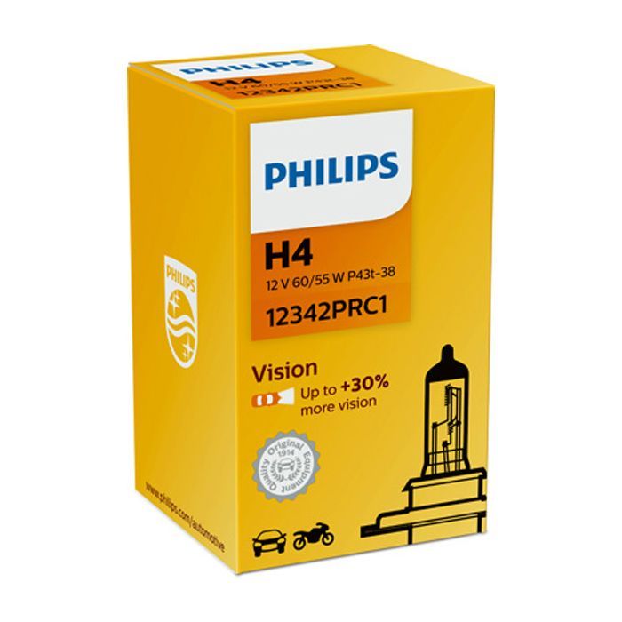 Автолампа Philips галогенова 60/55W (12342 PR C1)