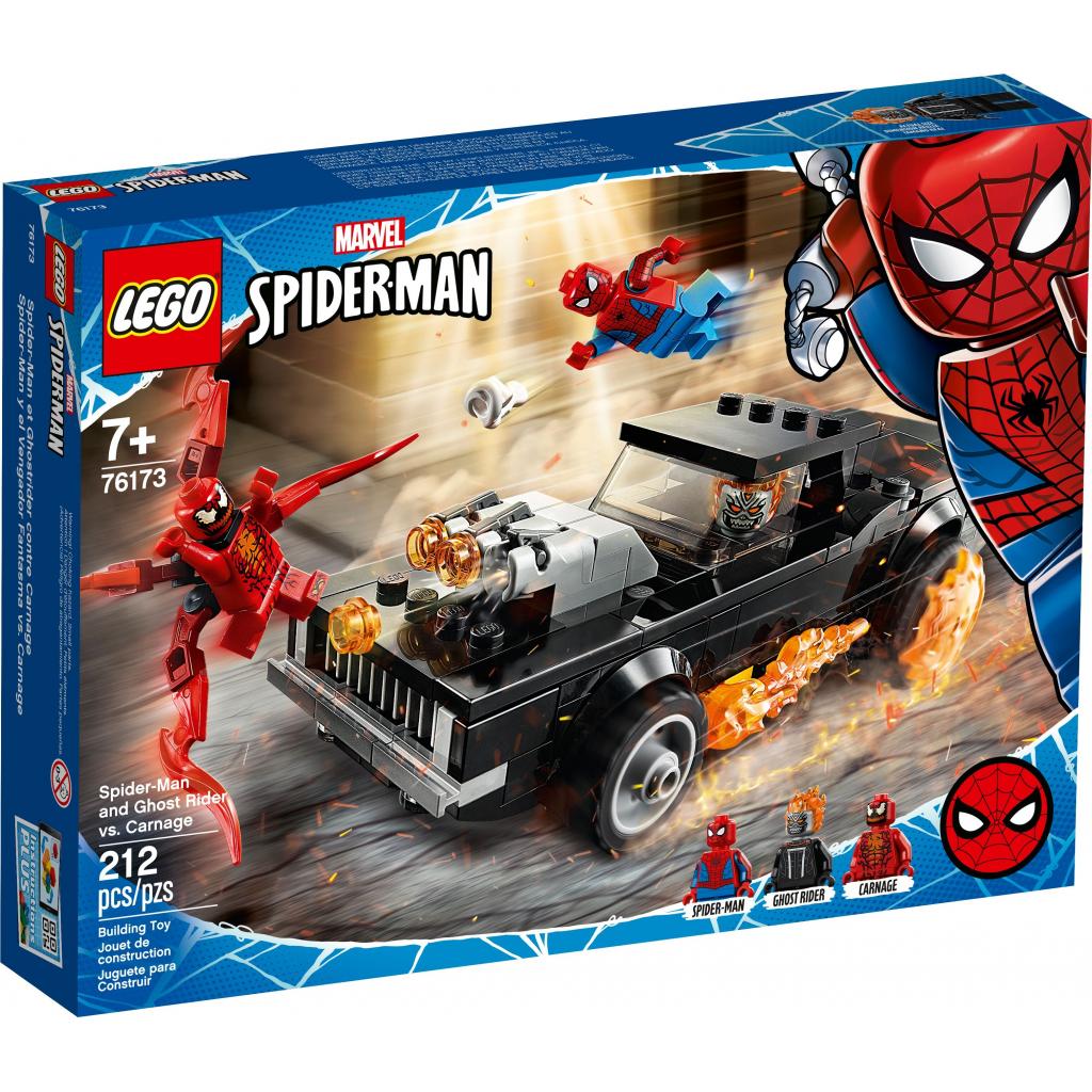 Конструктор LEGO Super Heroes Человек-Паук и Призрачный Гонщик против Карнажа (76173)