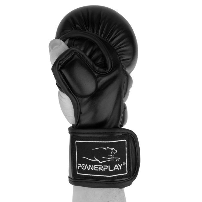 Рукавички для MMA PowerPlay 3026 S Black (PP_3026_S_Black) зображення 3