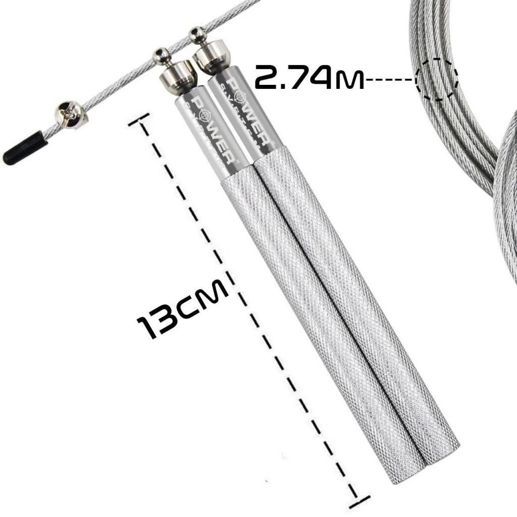 Скакалка Power System Rope PS-4064 Silver (PS_4064_Silver) зображення 3