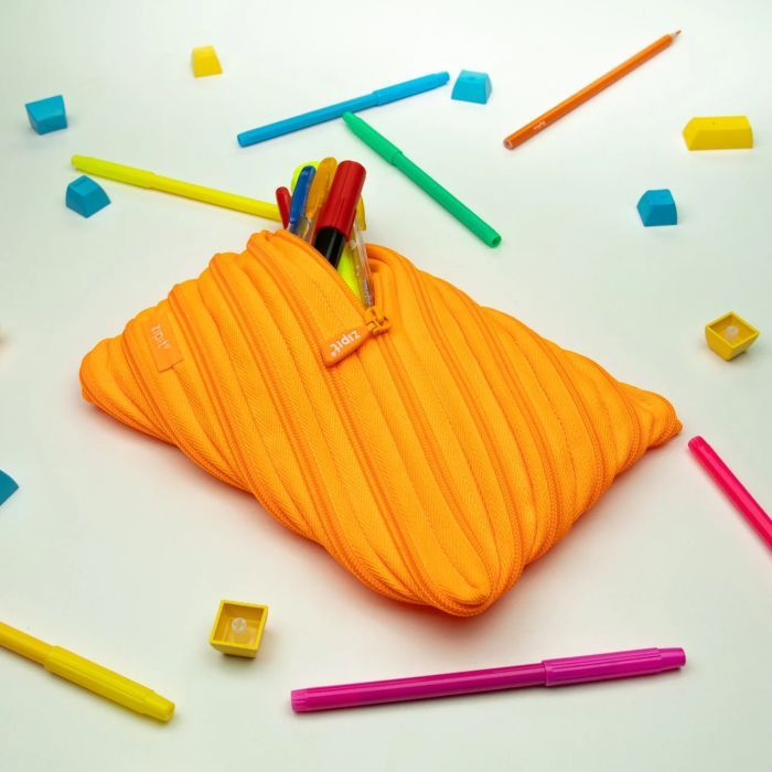 Пенал Zipit Neon Jumbo Crazy Orange (ZTJ-NN-4) изображение 3