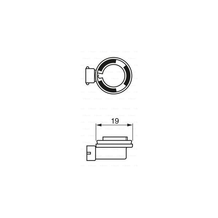Автолампа Bosch галогенова 55W (1 987 302 084) изображение 6