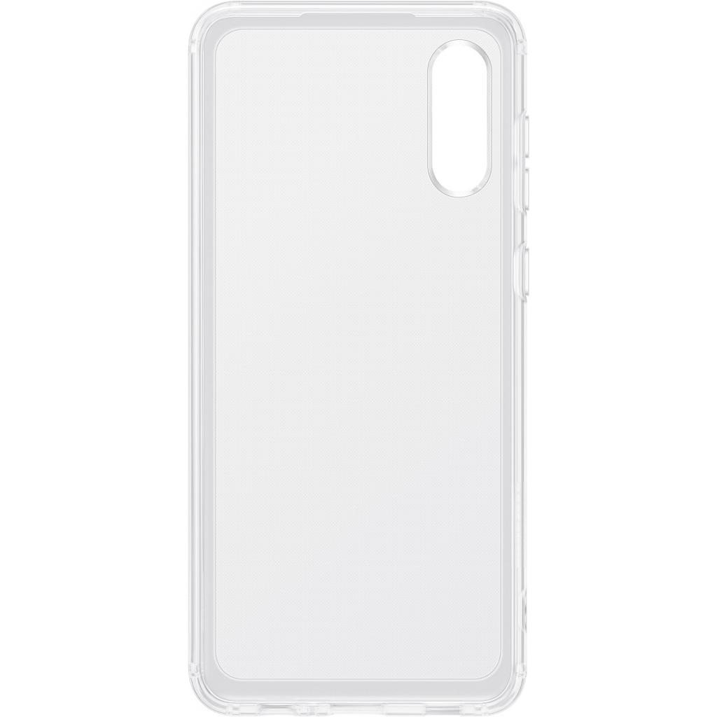 Чехол для мобильного телефона Samsung Soft Clear Cover Galaxy A02 (A022) Transparent (EF-QA022TTEGRU) изображение 2