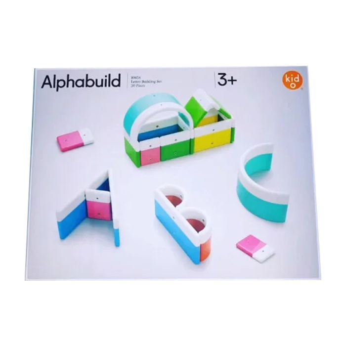 Развивающая игрушка Kid O магнитная Азбука в наборе 20 блоков (10454)