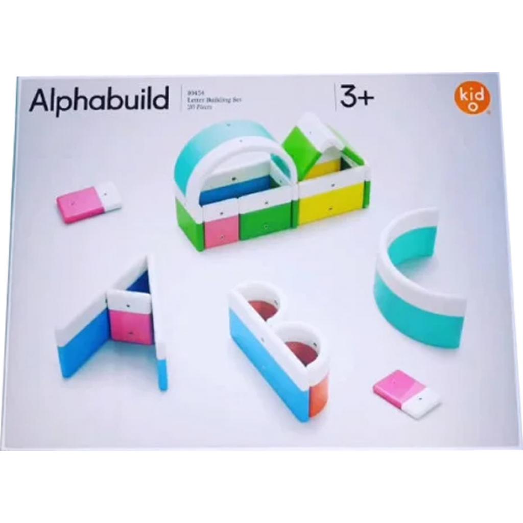 Развивающая игрушка Kid O магнитная Азбука в наборе 20 блоков (10454)