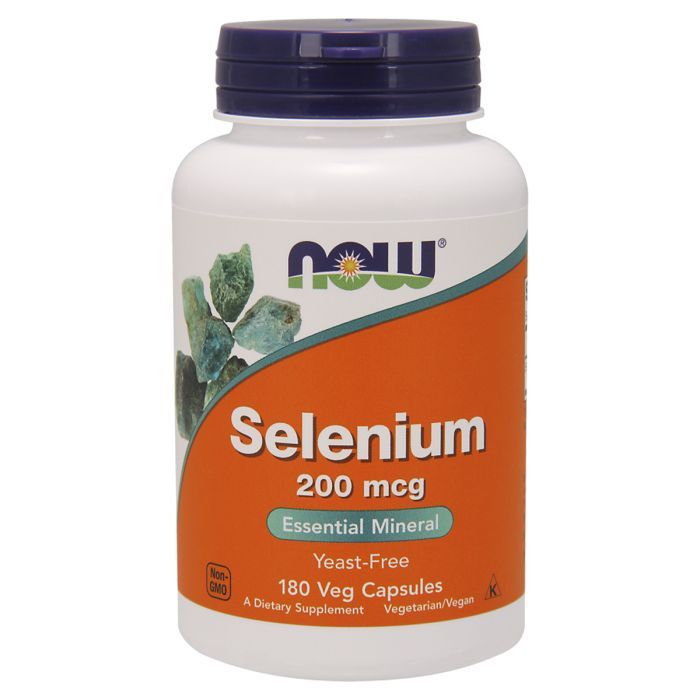 Минералы Now Foods Селен 200 мкг, 180 гелевых капсул (NOW-01486)