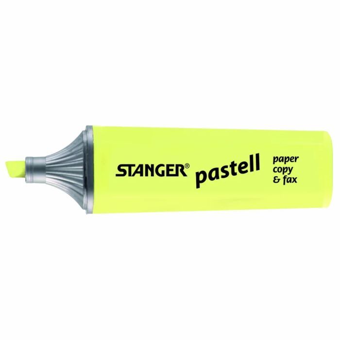 Маркер Stanger текстовый, пастель, желтый 1-5 мм (180027000)