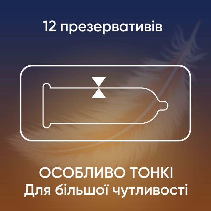 Презервативы Contex Lights особенно тонкие латексные с силиконовой смазкой 12 шт (5060040302088) изображение 2