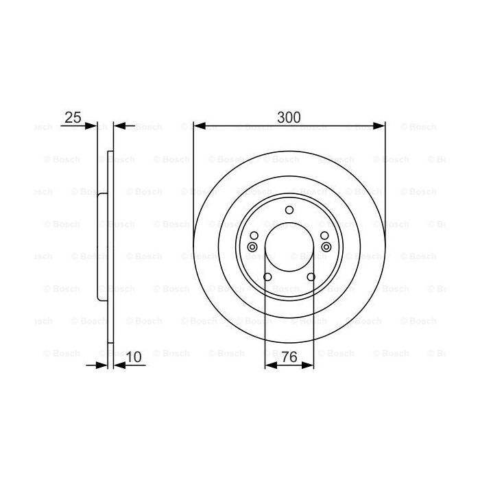 Гальмівний диск Bosch 0 986 479 A46 зображення 5