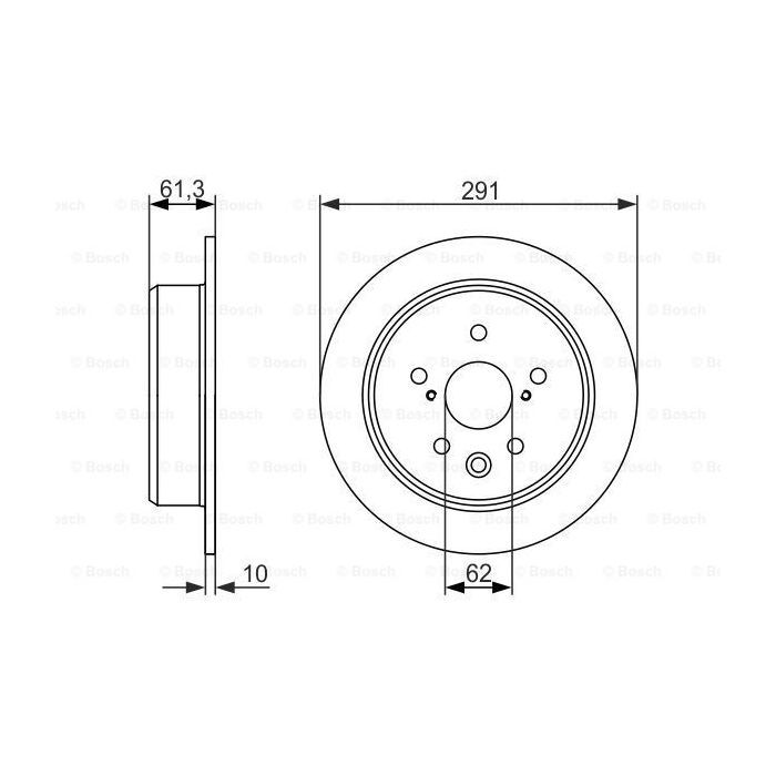 Тормозной диск Bosch 0 986 479 657