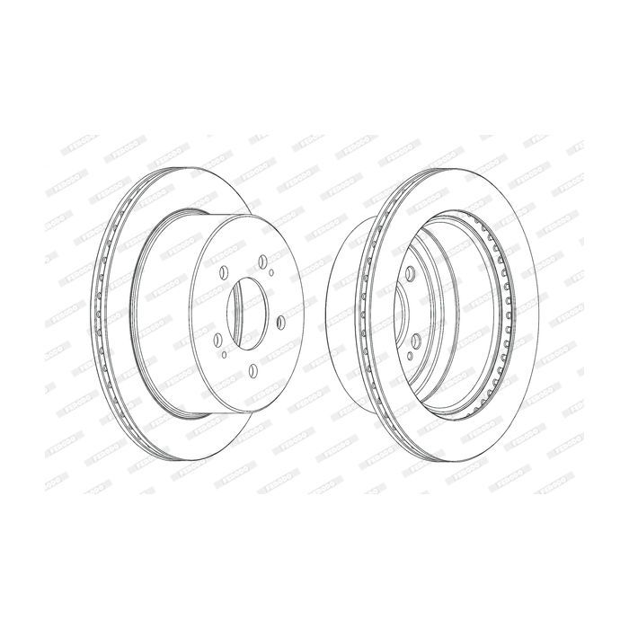 Тормозной диск FERODO DDF2170C
