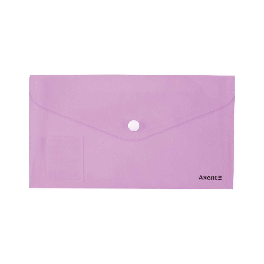 Папка - конверт Axent DL 180мкм Pastelini Сиреневая (1414-36-A)