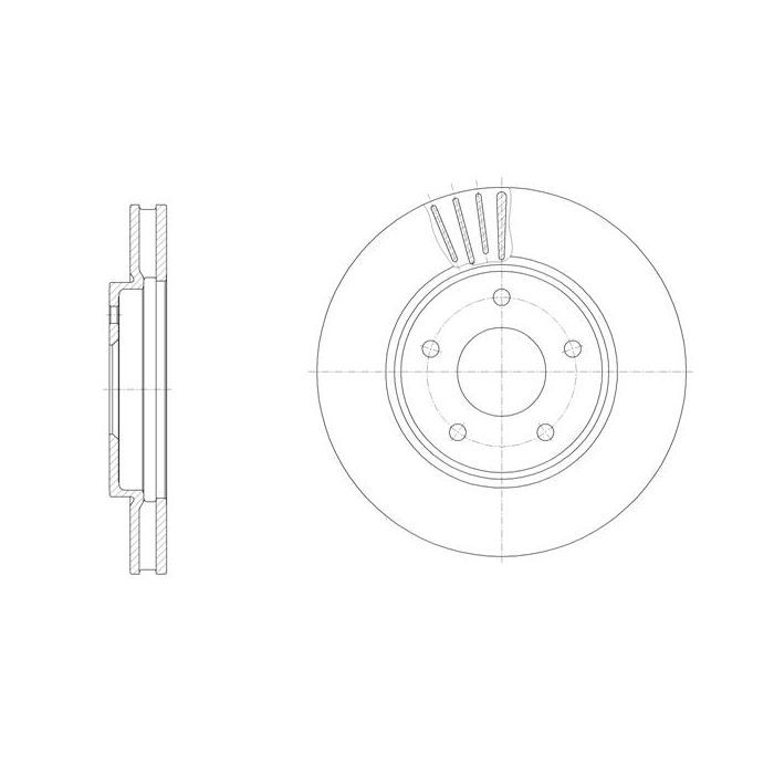 Тормозной диск REMSA 61531.10