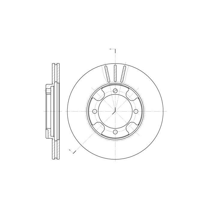 Тормозной диск REMSA 6389.10