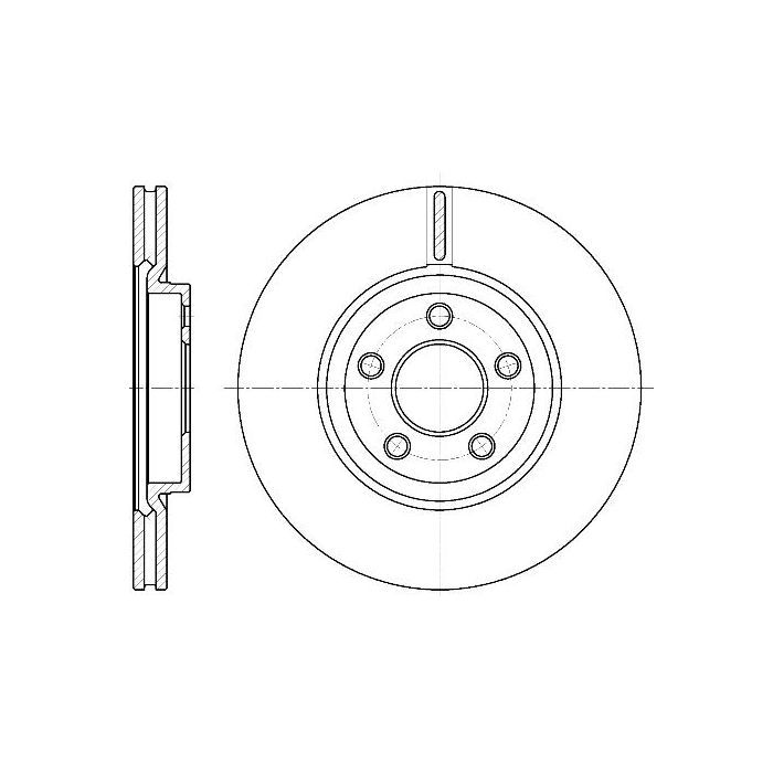 Тормозной диск REMSA 6637.10