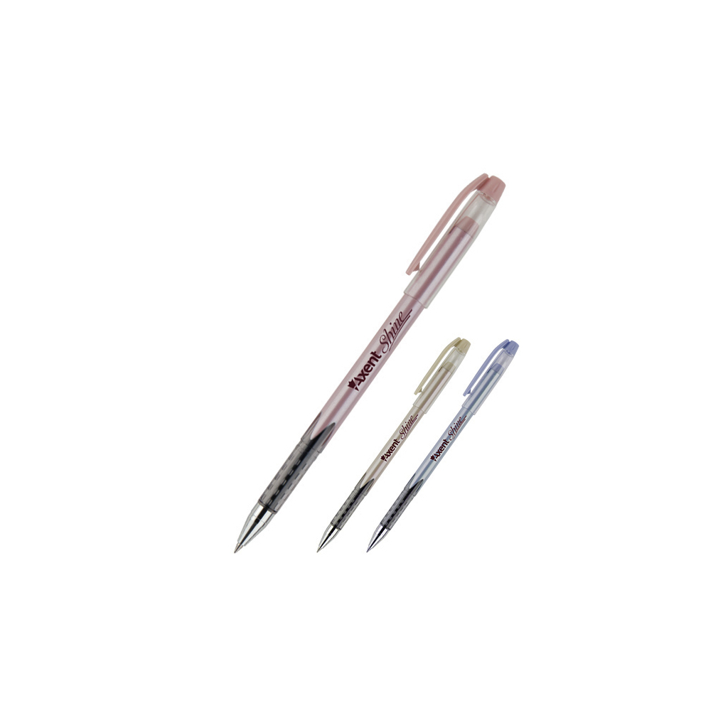 Ручка масляная Axent Shine Синяя 0.7 мм (AB1063-02-A)