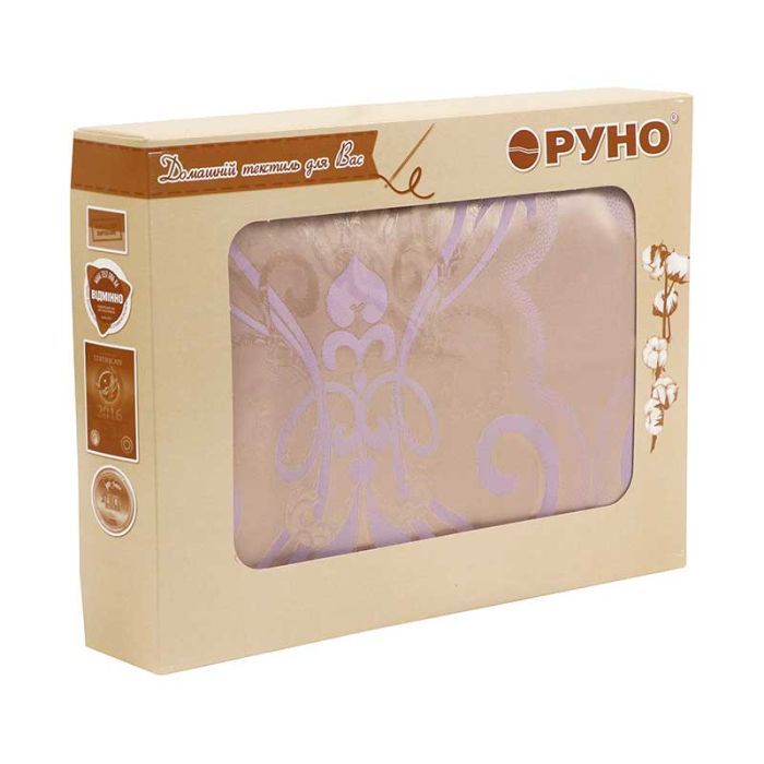 Постельное белье Руно Сатин Бирюзовый полуторный (1.137АЖ_БежевийА) изображение 5