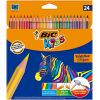 Карандаши цветные Bic Evolution Stripes 24 шт (bc950525)