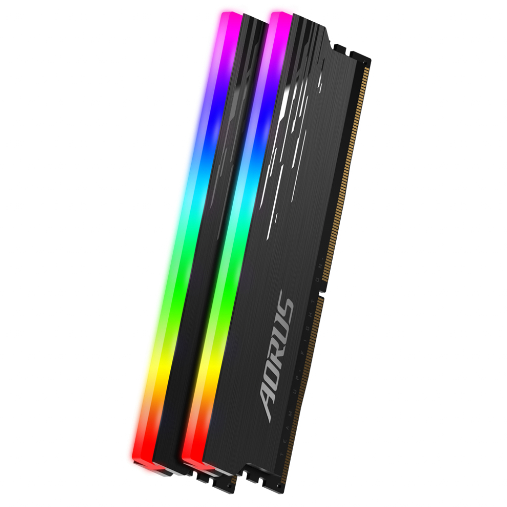 Модуль пам'яті для комп'ютера DDR4 16GB (2x8GB) 3333 MHz AORUS RGB Fusion 2.0 Memory boost GIGABYTE (GP-ARS16G33) зображення 2