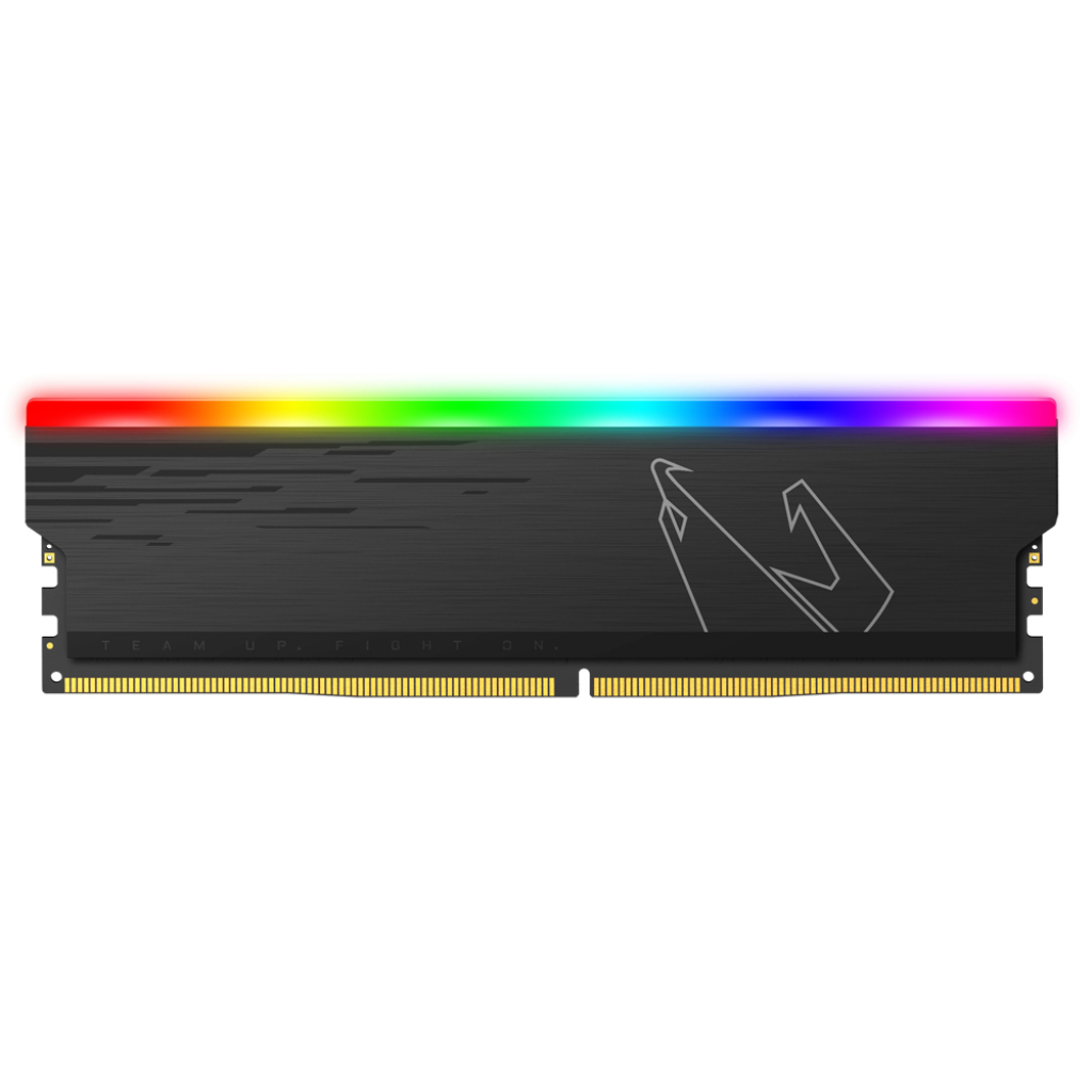 Модуль пам'яті для комп'ютера DDR4 16GB (2x8GB) 3333 MHz AORUS RGB Fusion 2.0 Memory boost GIGABYTE (GP-ARS16G33) зображення 4