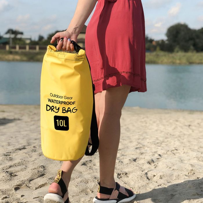 Гермомешок Armorstandart Waterproof Outdoor Gear 10L Yellow (ARM59237) изображение 4