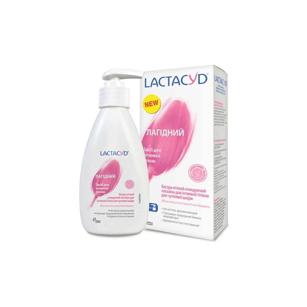 Гель для интимной гигиены Lactacyd Нежный для чувствительной кожи с дозатором 200 мл (5391520943218)