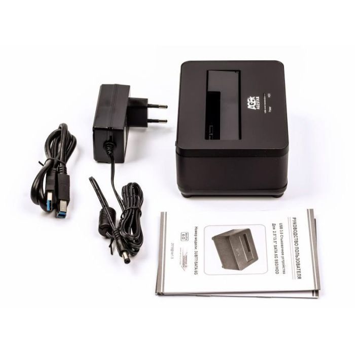 Док-станция для накопителей AgeStar USB3.0 black (3UBT7 (Black)) изображение 3
