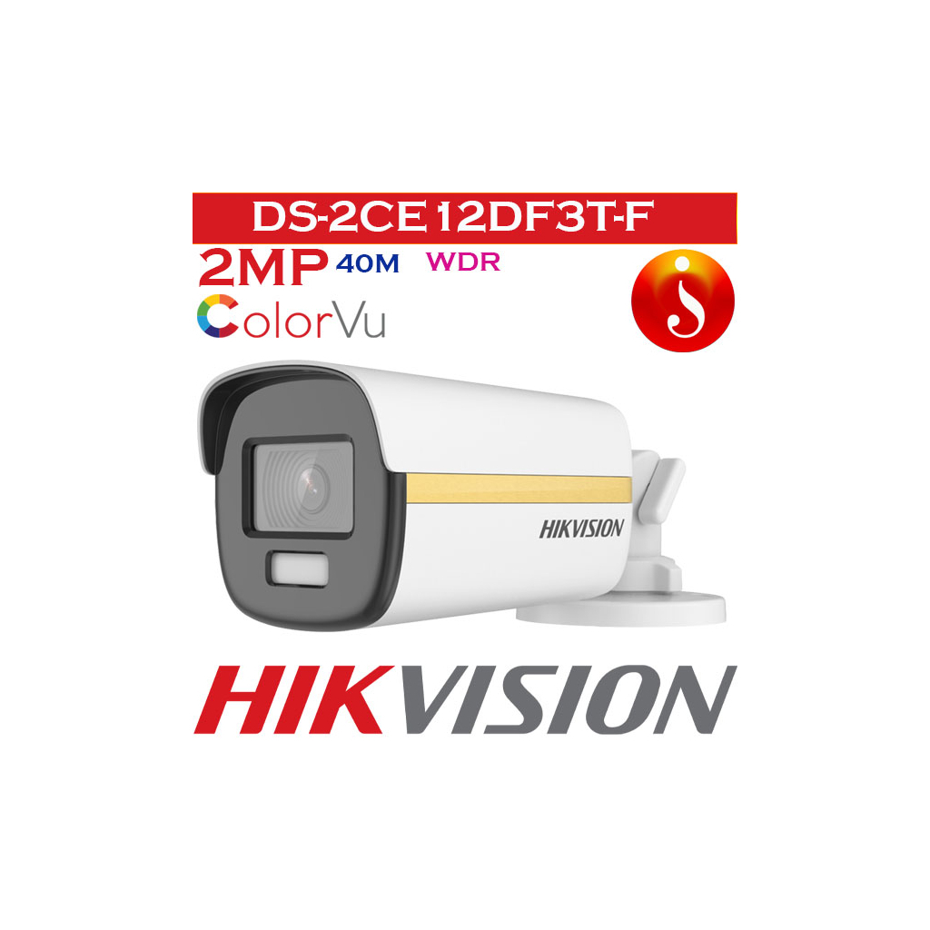 Камера відеоспостереження Hikvision DS-2CE12DF3T-F (3.6) зображення 2